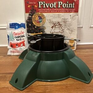 Pivot Point adjustable Christmas tree stand With Extras